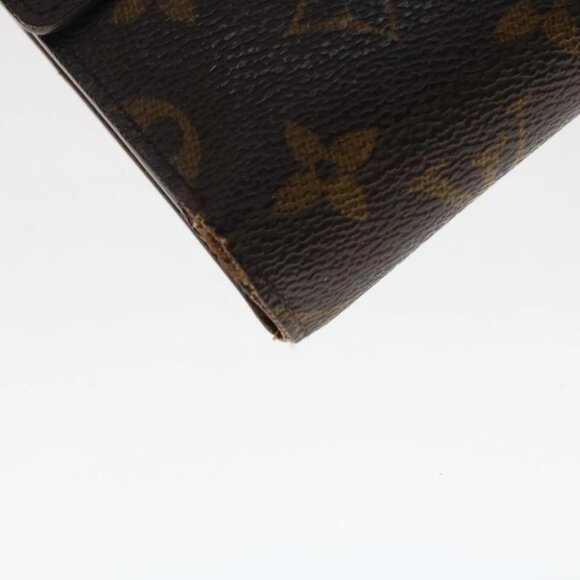 LOUIS VUITTON Monogram Porte Tresor Etui Papie Wallet M61202 LV Auth 48092 - Picture 13 of 14